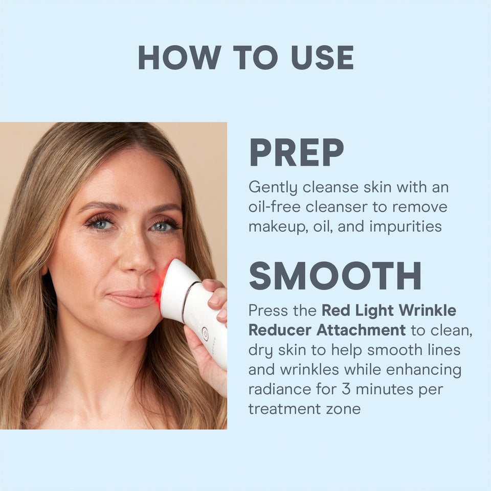 TRINITY+ LED Red Light Wrinkle Reducer Attachment