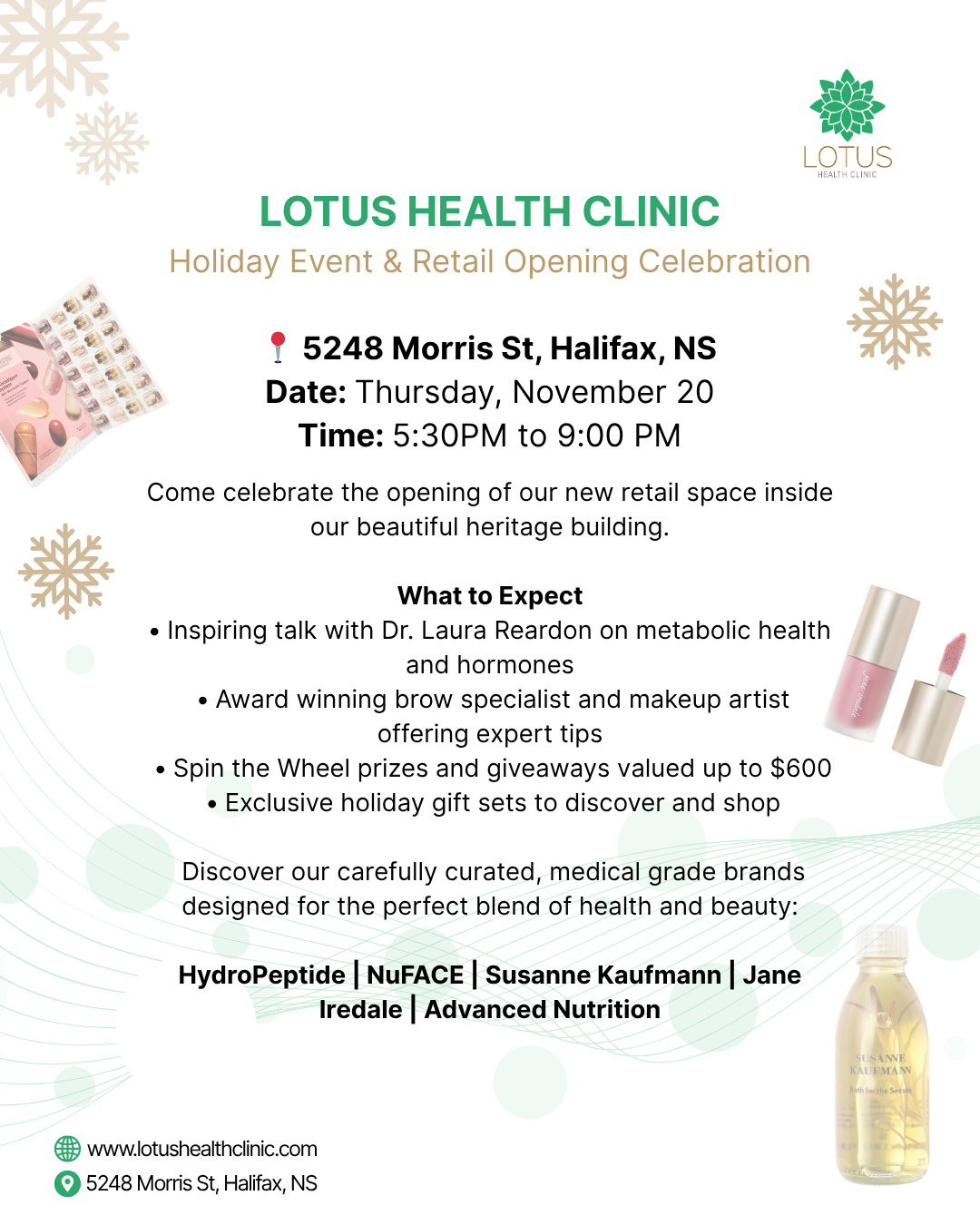 Lotus for the Holidays - An Evening of Wellness, Celebration, and Connection