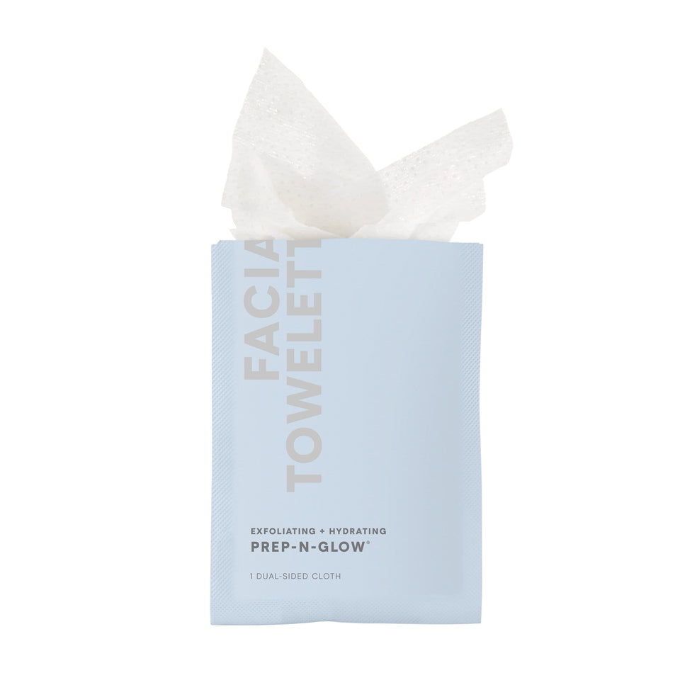 Prep-N-Glow® Exfoliating & Hydrating Facial Wipes